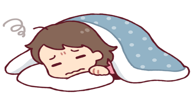 起き上がれない状態。